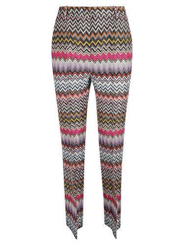 Stripe Zig-zag Patterned Trousers - Missoni - Modalova