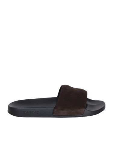 Tom Ford Suede Sandals Slides - Tom Ford - Modalova