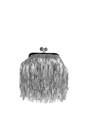 Pasticcino Bag Small Flou With Fringes And Sequins - Weekend Max Mara - Modalova