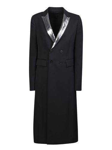 Sapio Black Lurex Tuxedo Coat - Sapio - Modalova