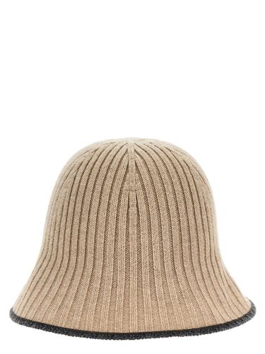 Ribbed Knit Bucket Hat - Brunello Cucinelli - Modalova