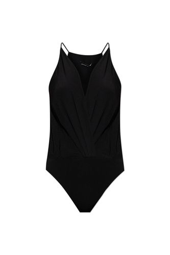 Anine Bing Shiloh V-neck Bodysuit - Anine Bing - Modalova