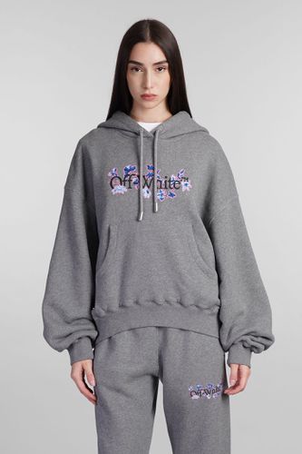 Flower Cotton Sweatshirt - Off-White - Modalova