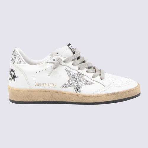 And Silver Leather Ball Star Low Top Sneakers - Golden Goose - Modalova