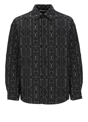 All Monogram Quilted Dover Jacket - Palm Angels - Modalova