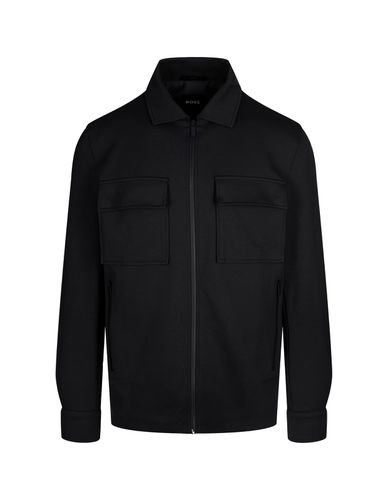 Hugo Boss Black Overshirt With Zip - Hugo Boss - Modalova