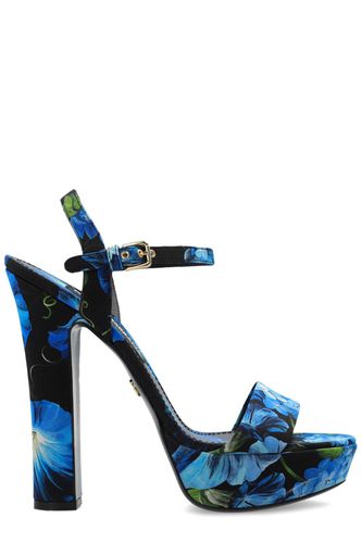 Charmeuse Platform Sandals - Dolce & Gabbana - Modalova