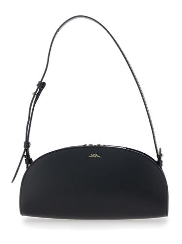 A. P.C. demi Lune Shoulder Bag With Embossed Logo On The Front In Leather Woman - A.P.C. - Modalova