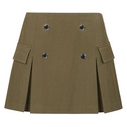 Divison Pleat-detailed Mini Skirt - STAUD - Modalova