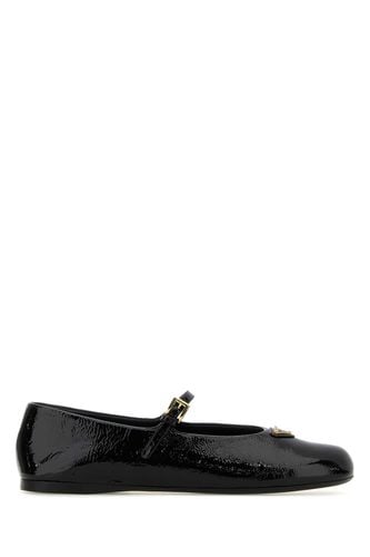 Prada Black Leather Ballerinas - Prada - Modalova