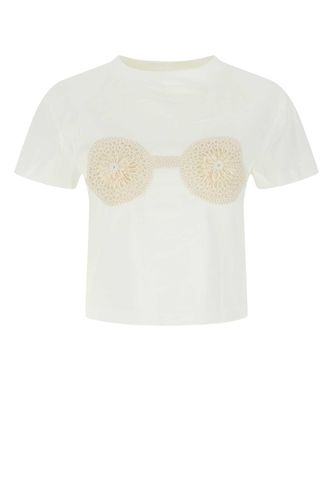 Magda Butrym White Cotton T-shirt - Magda Butrym - Modalova