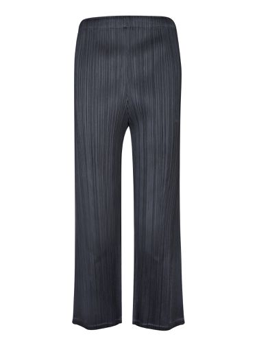 Pleats Please Dark Trousers - Issey Miyake - Modalova