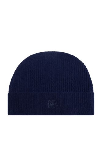 Logo Embroidered Knitted Beanie - Etro - Modalova