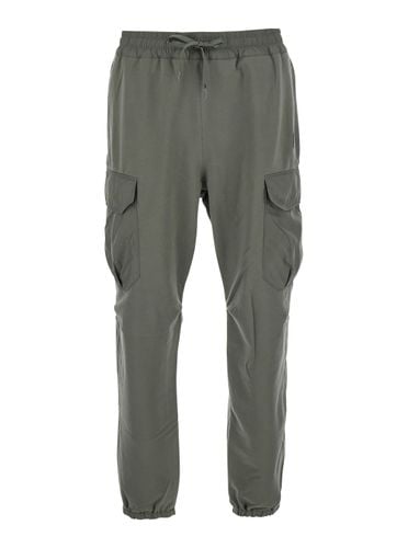 Kennet Pants With Logo Patch On The Side And Elastic Drawstring Waist In Cotton Stretch Man - Parajumpers - Modalova