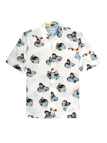 Orchid Printed Short-sleeved Shirt - Paul Smith - Modalova