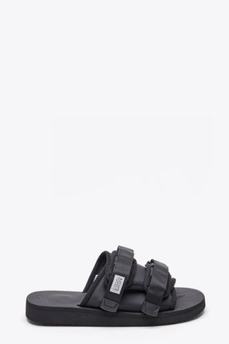 Moto Cab Black nylon slide with velcro straps closure - Moto Cab - SUICOKE - Modalova