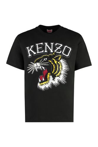 Kenzo Logo Cotton T-shirt - Kenzo - Modalova