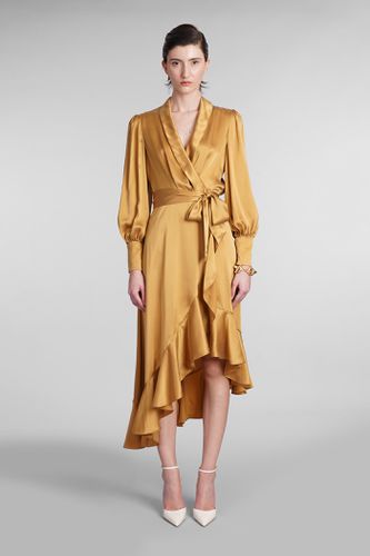 Zimmermann Dress In Gold Silk - Zimmermann - Modalova