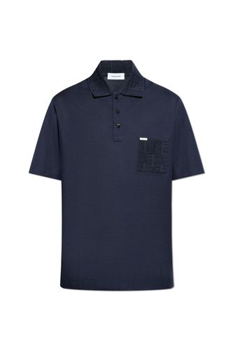 Ferragamo Logo Plaque Polo Shirt - Ferragamo - Modalova