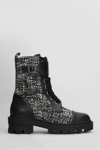 Vlady Combat Boots In Wool And Leather - Roberto Festa - Modalova