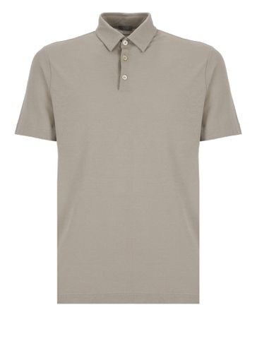 Zanone Cotton Polo Shirt - Zanone - Modalova