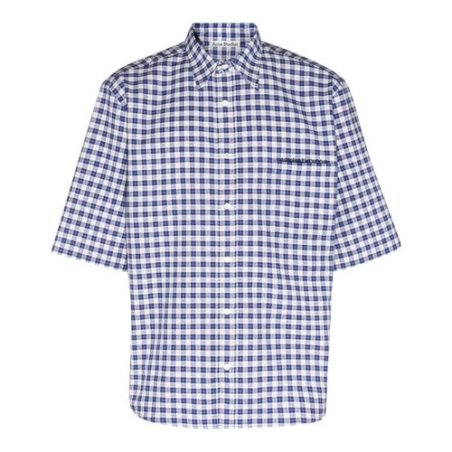 Checkered Buttoned Shirt - Acne Studios - Modalova