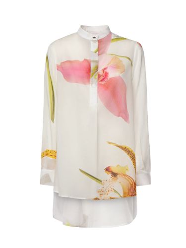 Genny Orchid Print Blouse - Genny - Modalova