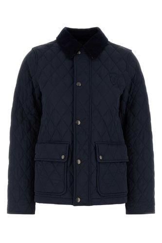 Burberry Navy Blue Nylon Jacket - Burberry - Modalova