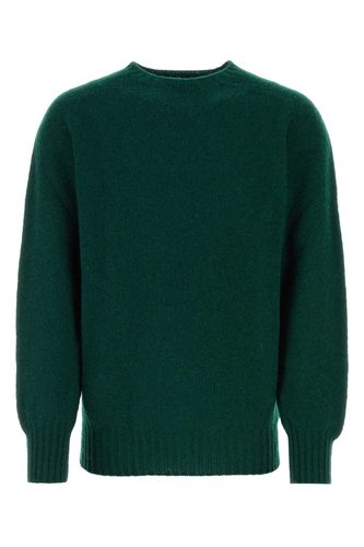 Bottle Green Wool Birthofthecool Sweater - Howlin - Modalova