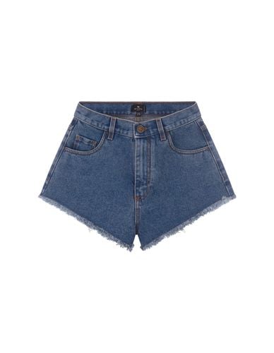 Denim Shorts With High Waist - Etro - Modalova