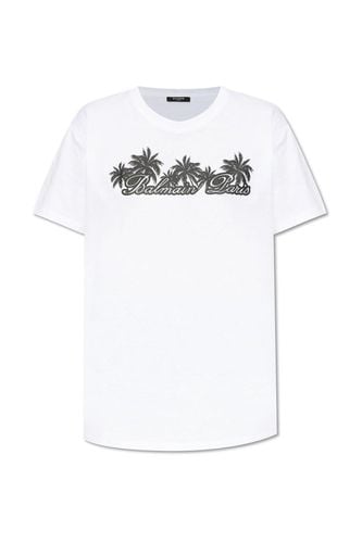 Balmain Signature Printed T-shirt - Balmain - Modalova