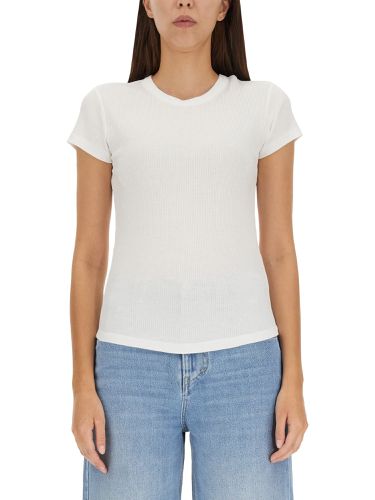 Slim Fit Fine Ribbed Top - Isabel Marant - Modalova