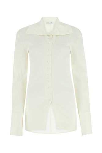 Ivory Stretch Silk Shirt - Low Classic - Modalova