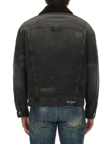 Balmain Destroyed Jacket - Balmain - Modalova