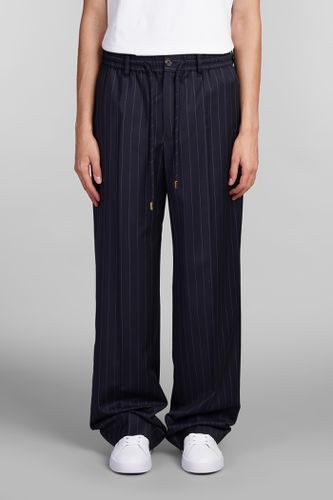 Tommy Hilfiger Pants In Blue Wool - Tommy Hilfiger - Modalova