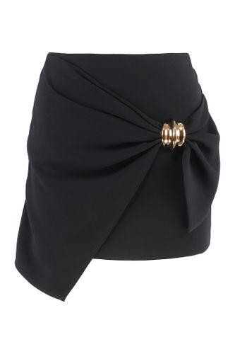 Elisabetta Franchi Crepe Mini Skirt - Elisabetta Franchi - Modalova