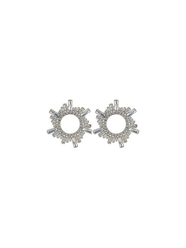 Amina Muaddi Begum Earrings - Amina Muaddi - Modalova