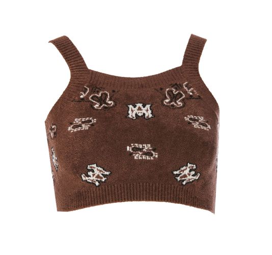 AMIRI Bandana Cropped Tank Top - AMIRI - Modalova