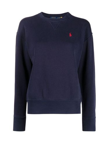 Pony Embroidered Crewneck Sweatshirt - Ralph Lauren - Modalova