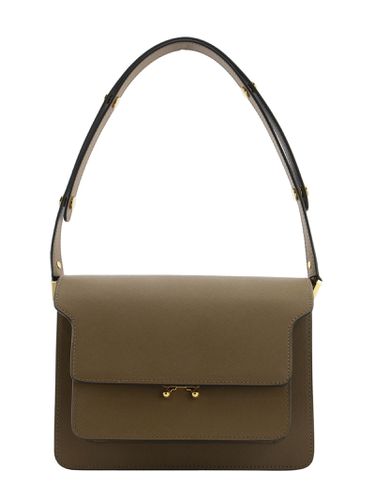 Trunk Bag In Mono-coloured Saffiano Calfskin - Marni - Modalova