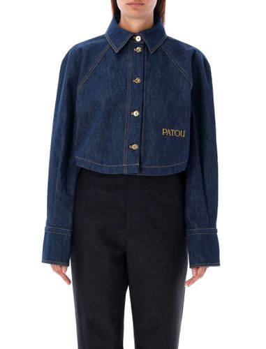 Patou Cropped Denim Shirt - Patou - Modalova