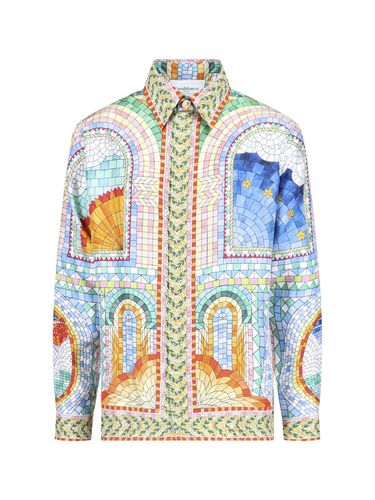 Mosaic De Damas Silk Shirt - Casablanca - Modalova