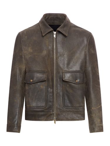 Salvatore Santoro Leather Jacket - Salvatore Santoro - Modalova