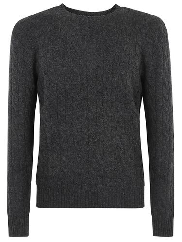 Cable Knit Rib Trim Sweater - Ralph Lauren - Modalova