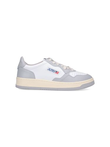 And Two-tone Leather Medalist Low Sneakers - Autry - Modalova