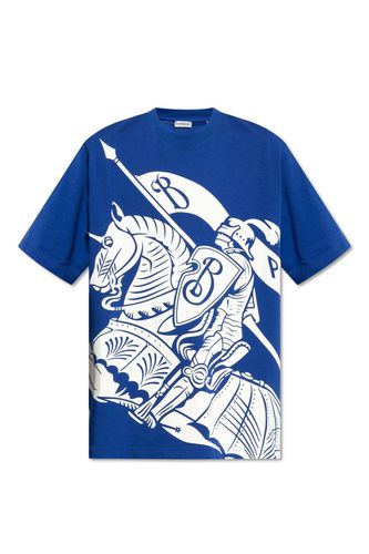 Equestrian Knight Printed Crewneck T-shirt - Burberry - Modalova