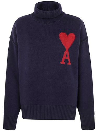 Boxy Red Adc Sweater - Ami Alexandre Mattiussi - Modalova