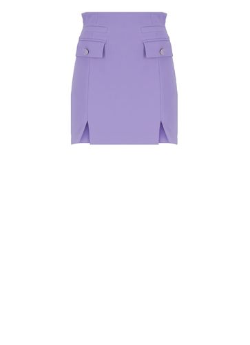 Elisabetta Franchi Crepe Miniskirt - Elisabetta Franchi - Modalova