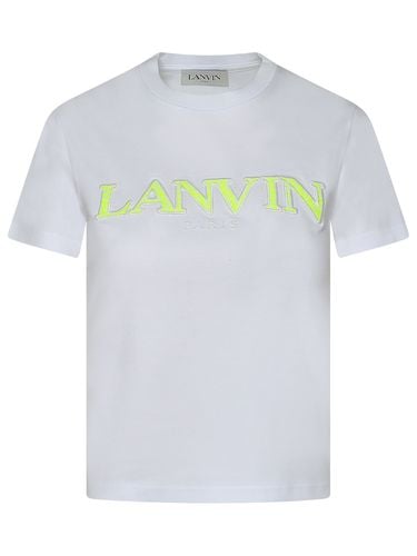 Lanvin Curb White Cotton T-shirt - Lanvin - Modalova
