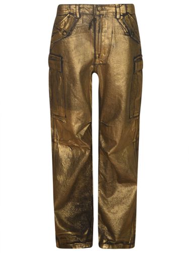 R13 Cargo Buttoned Belted Trousers - R13 - Modalova
